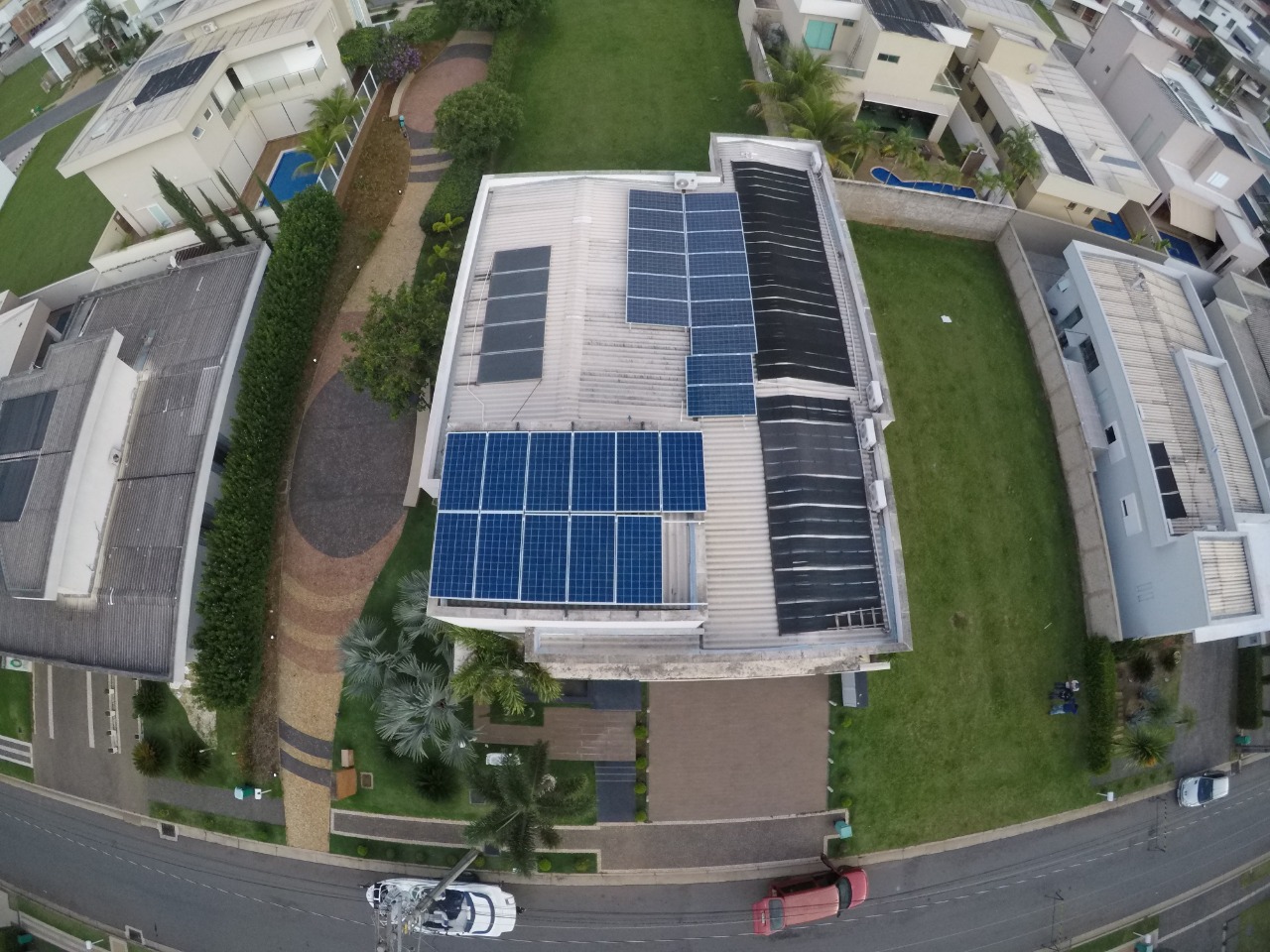 Gerador Solar Fotovoltaico 8,71KWP Condomínio Jardins Lisboa – Goiânia GO