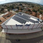 Gerador Solar Fotovoltaico 70,2KWP Supermercado Imperial unidade II - Trindade GO