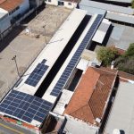 Gerador Solar Fotovoltaico 28,98KWP. Estacionamento Achei Park. Goiânia GO