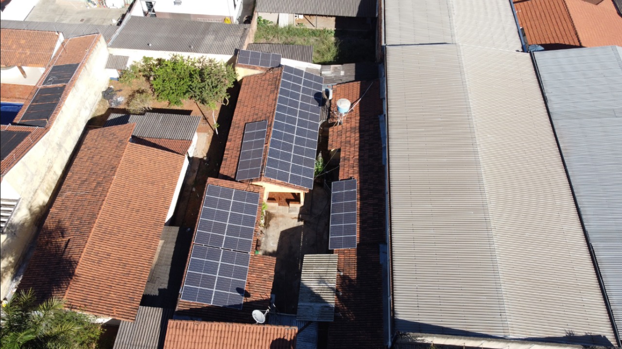 Gerador Solar Fotovoltaico 20,1KWP. Bar e Restaurante Espigão – Goiânia GO