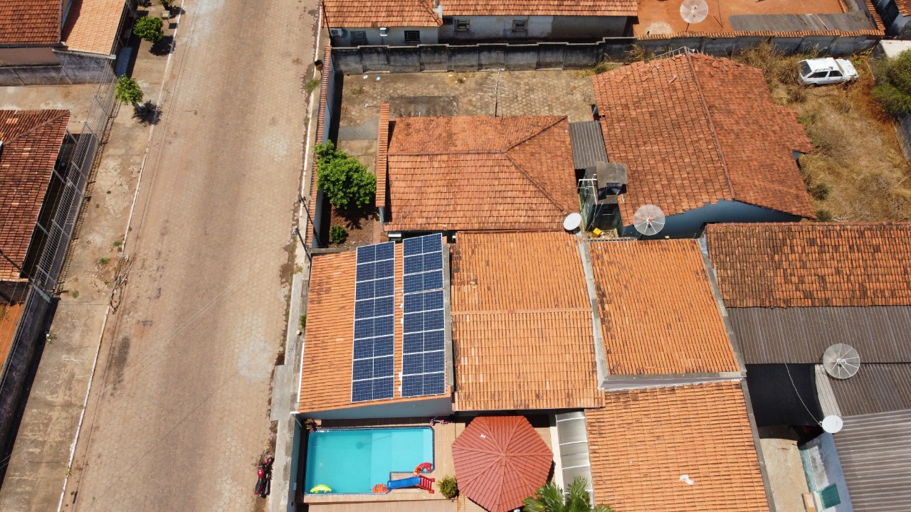 Gerador Fotovoltaico 5,36KWP Setor Central – Mozarlândia GO
