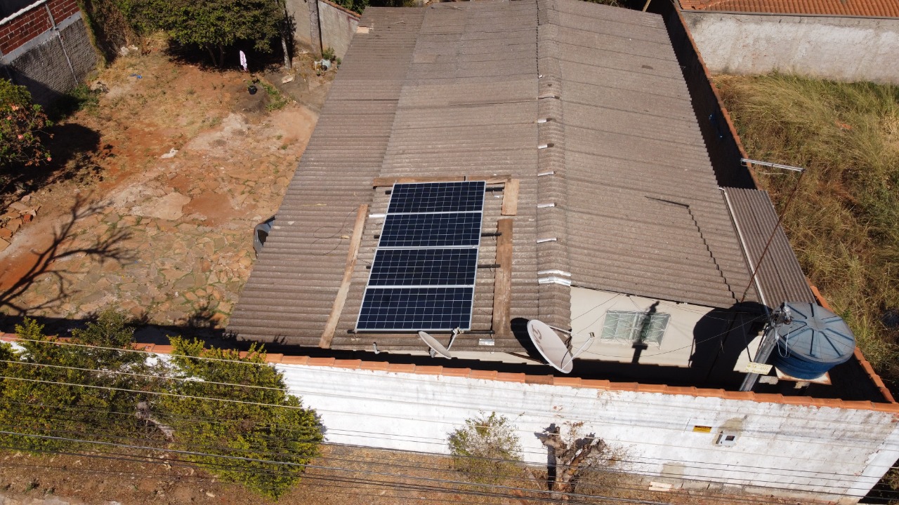 Gerador Fotovoltaico 1,34KWP Jardim Progresso – Anápolis GO